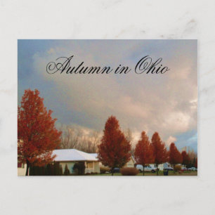 AUTUMN IN OHIO-Postkarte Postkarte