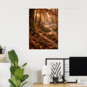 Autumn in the Fourfold Forest Poster (Heimbüro)