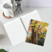 Autumn Japanese Stewartia Tree Floral Notebook Notizblock