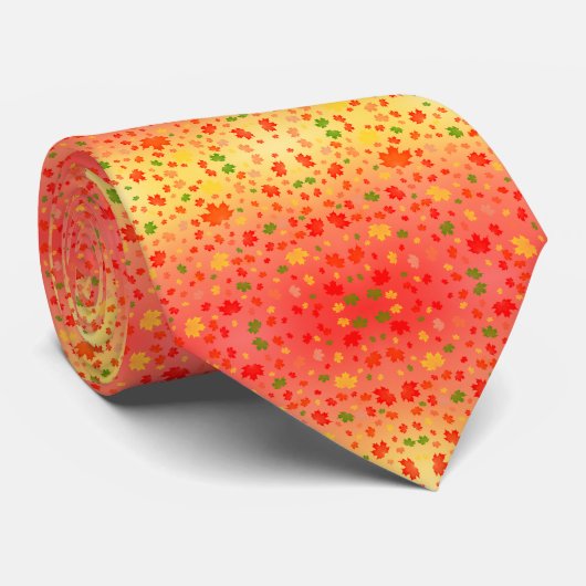 Autumn Kaleidoskop Krawatte (Gerollt)