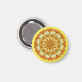 Autumn Kaleidoskop Magnet (Vorderseite/Rückseite)