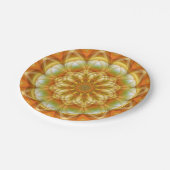 Autumn Kaleidoskop Pappteller (Schrägansicht)