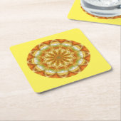 Autumn Kaleidoskop Rechteckiger Pappuntersetzer (angewinkelt)