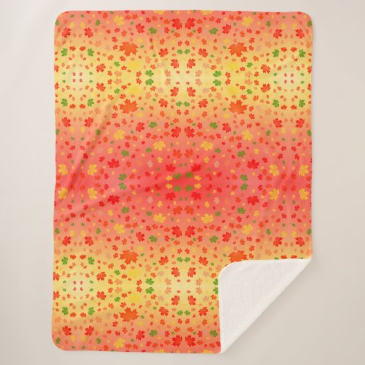 Autumn Kaleidoskop Sherpadecke (Vorderseite)