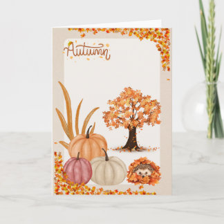 Autumn Karte
