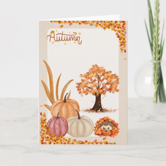 Autumn Karte (Vorderseite)