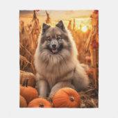 Autumn Keeshond Fleecedecke (Vorderseite)