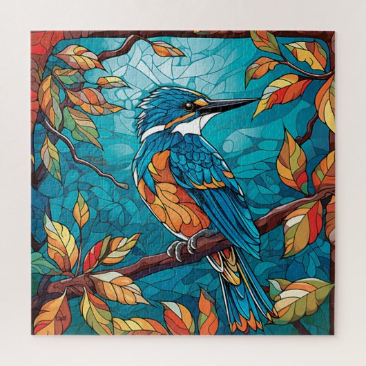 Autumn Kingfisher Puzzle (Vertikal)