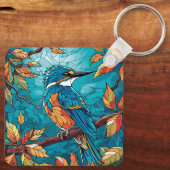 Autumn Kingfisher Schlüsselanhänger (Rückseite)