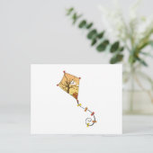 Autumn Kite Postkarte (Stehend Vorderseite)