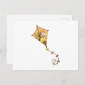 Autumn Kite Postkarte (Vorne/Hinten)