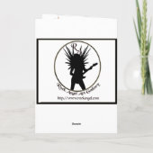 Autumn Kitten Card Feiertagskarte (Rückseite)