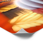 Autumn Kitten Poster (Ecke)