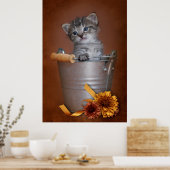 Autumn Kitten Poster (Küche)