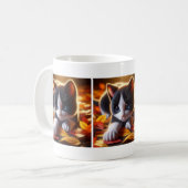 Autumn Kitten Tasse (Vorderseite Links)