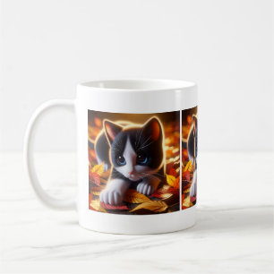 Autumn Kitten Tasse
