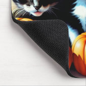 Autumn Kittens mit Pumpkins Mousepad (Ecke)