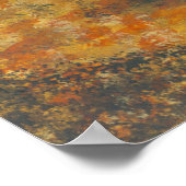 Autumn Labrador Poster (Ecke)