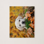 Autumn Labrador Puzzle (Vertikal)