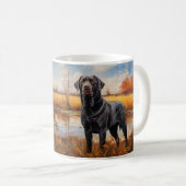Autumn Labrador Retriever Kaffeetasse (VorderseiteRechts)