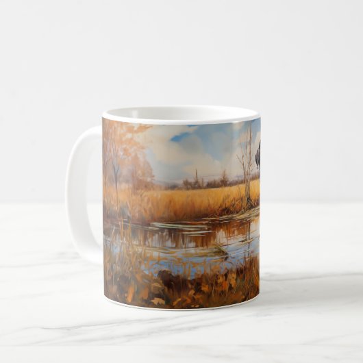 Autumn Labrador Retriever Kaffeetasse (Vorderseite Links)