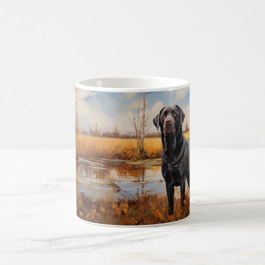 Autumn Labrador Retriever Kaffeetasse (Mittel)