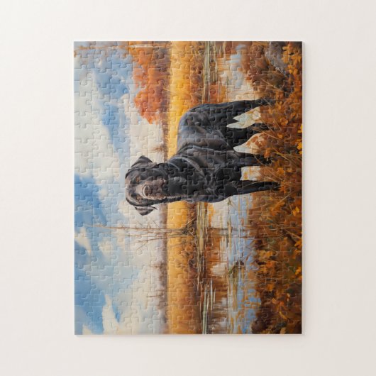 Autumn Labrador Retriever Puzzle (Vertikal)