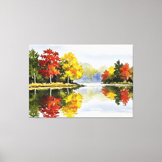 Autumn landscape leinwanddruck (Vorderseite)