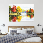 Autumn landscape leinwanddruck (Insitu (Schlafzimmer))