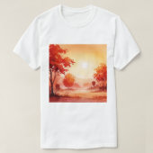 Autumn landscape T-Shirt (Design vorne)