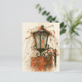 Autumn Lantern Magic Postcard Postkarte (Stehend Vorderseite)