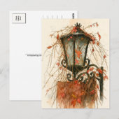Autumn Lantern Magic Postcard Postkarte (Vorne/Hinten)