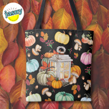 Autumn Lantern & Pumpkins