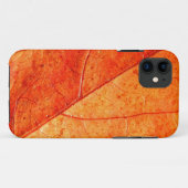 Autumn Leaf Close-up iPhone SE+5/5S Case (Rückseite (Horizontal))