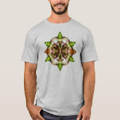 Autumn Leaf Mandala T-Shirt (Vorderseite)