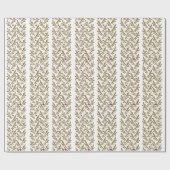 Autumn Leaf Matte Wrapping Paper Geschenkpapier (Flach)