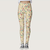 Autumn Leaf Medley Colorful Fall Leggings (Vorderseite)