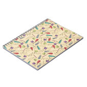 Autumn Leaf Medley Colorful Fall Notizblock (Linke Seite)