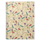 Autumn Leaf Medley Colorful Fall Notizblock (Vorderseite)