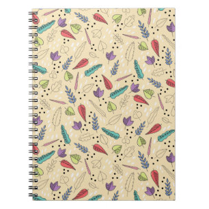 Autumn Leaf Medley Colorful Fall Notizblock