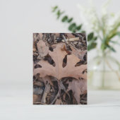 Autumn Leaf Postcard Postkarte (Stehend Vorderseite)