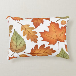 Autumn Leaf Seamless Pattern Dekokissen