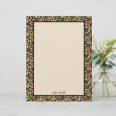 Autumn Leaf Shapes Stationery Paper Briefbogen (Stehend Vorderseite)
