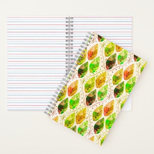 Autumn Leaf Spiral Notebook Notizblock (Innen)
