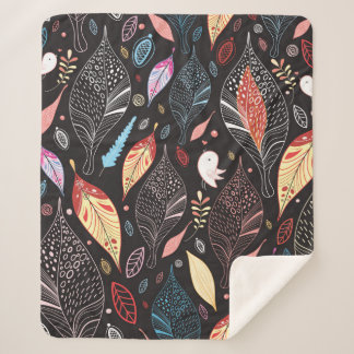 Autumn leaf texture sherpadecke