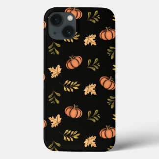 Autumn Leaf und Pumpkin Phone Case