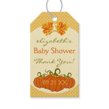 Autumn Leaves and Pumpkins Showdusche Vielen Dank