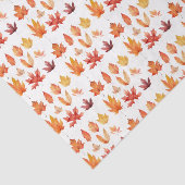 Autumn Leaves are Flowers Quote Pattern Seidenpapier (Ausschnitt)