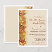 Autumn Leaves ausgeglichen Einladung (Vorne/Hinten)