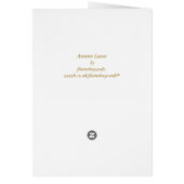 AUTUMN LEAVES CARD (Hinten)